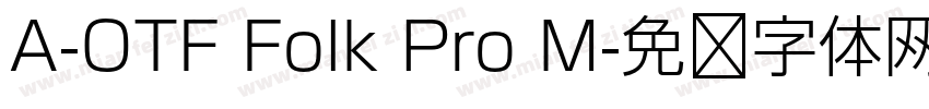 A-OTF Folk Pro M字体转换